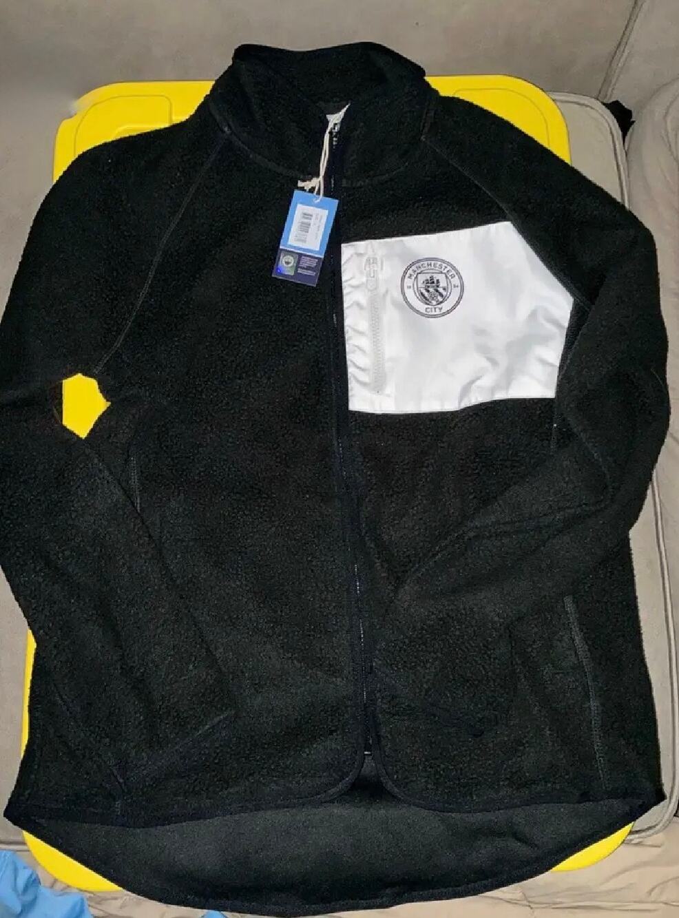 Mens Manchester City Fleece Jacket Size Small